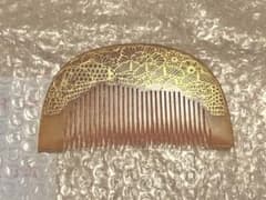 金箔 模様 ／鼈甲櫛のサムネイル