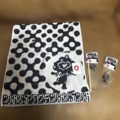EXPO 2025 ミャクミャク　タオル　めじるし　耳かき　黒ミャク3点セットのサムネイル