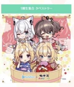 ホロライブ 極楽湯 フロライフ 1期生 集合 タペストリー 当選品 - メルカリ