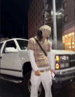 希少　22baby着用　Burberry ポロシャツ S yoko swagのサムネイル