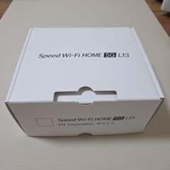 【新品】WiMAXSpeedWi-FiHOME5G L13 ホームルーターのサムネイル