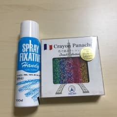 色で遊ぶクレヨン 定着液のサムネイル