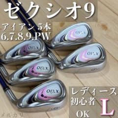 初心者 にオススメ】レディース L ゼクシオ9 アイアン 5本 XXIO9 