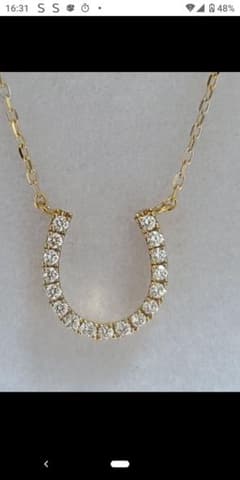 昆*庚様 STAR JEWELRY ネックレスK18 ダイヤモンド ホースシューのサムネイル