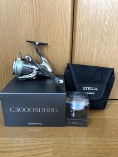 値下げ可　22ステラ　c3000SDHHG 新品同様　スプール付き　ライン付きのサムネイル