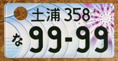 ☆土浦9999☆入手困難☆ご当地☆ナンバープレート☆license plate