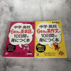 中学・高校6年分 英単語・英作文が10日間で身につく本 2冊セット 長沢寿夫のサムネイル