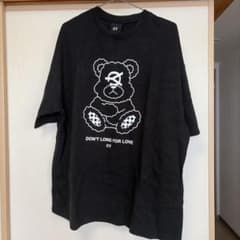 OY ブラック Tシャツ クマデザインのサムネイル