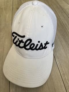 Titleist ProV1 FJロゴ キャップ ホワイト ポリエステル100%のサムネイル