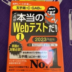 【玉手箱・C―GAB編】 これが本当のWebテストだ! (1) 2023年度版のサムネイル