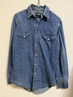 Wrangler/80’s/デニムウエスタンシャツ/ヴィンテージ/長袖シャツのサムネイル