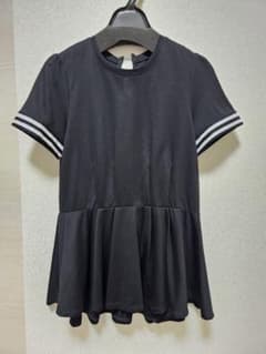 BORDERS at BALCONY ペプラムTシャツ ブラック 36 - メルカリ