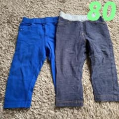 ユニクロ　ボトムス 80サイズ 2点セットのサムネイル