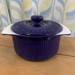 ROSHCO 陶器製　キャセロール　鍋　ベイキングディッシュ　レトロ調で可愛い♡のサムネイル