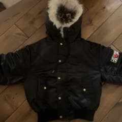 Leopard Fur Hooded Jacket mry001993のサムネイル