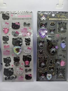 ハローキティ クロミ キラキララインストーンシール 2種セットのサムネイル