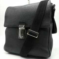 プラダ ショルダーバッグ ヴィッテロ レザー ロック ブラック - メルカリ