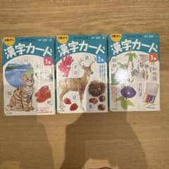 KUMON 漢字カード 1集 2集 3集 セット くもん 公文 知育 フラッシュ