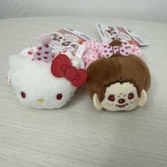 モンチッチ×ハローキティ ぴょこきゅんパーティーシュシュ