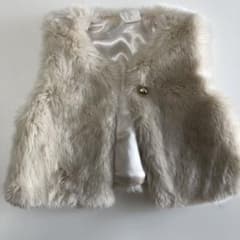H&M フェイクファーベスト　70のサムネイル