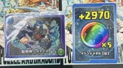 パズドラ ガンホーツアー2025聡明神・メティス 、虹メダル&+2970セット パズドラ ガンホーツアー2025聡明神・メティス 、虹メダル&+2970