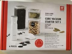 ZWILLINGツヴィリングフレッシュ&セーブ キューブ セット真空ポンプ