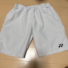 白 YONEX バドミントン ハーフパンツ ホワイトのサムネイル