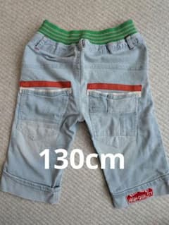 キッズ ハーフパンツ 130cm デニム調のサムネイル