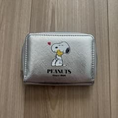 PEANUTS スヌーピー 二つ折り財布 シルバーのサムネイル
