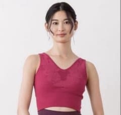 SUKALA アクティブデイジーブラトップ ルビーピンク ヨガウェア S