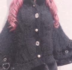 LIZLISA ポンチョ 黒 m34770540863_1.jpg?1708097700