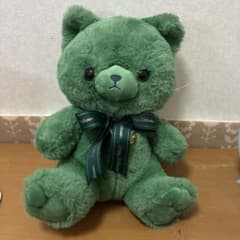 Happy Birthday Cat ぬいぐるみ グリーンのサムネイル