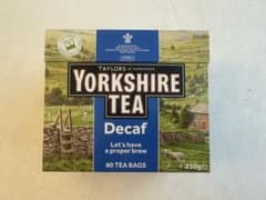 四箱セット　ヨークシャーティー Decaf デカフェ　80個入り 250g 英国 ヨークシャーティー Decaf デカフェ 80個入り 250g 英国 紅茶 - メルカリ