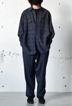 comoli コモリ 21 AW ウールシルクワークシャツ 3のサムネイル