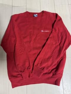 90s Champion スウェット レッド Lサイズのサムネイル