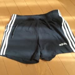 adidas ハーフパンツ L ネイビー 3本ラインのサムネイル