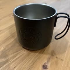 STARBUCKS マグカップ ブラック　スターバックス スタバ キャンプのサムネイル