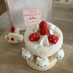 にゃんにゃんにゃんこ 組み立てにゃんこケーキ『いちご2個なし