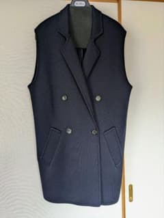 MaxMara】ピュアヴァージンウール ロングジレ M - メルカリ