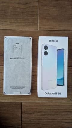 Samsung Galaxy A25 5G 本体 ライトブルー 箱付のサムネイル