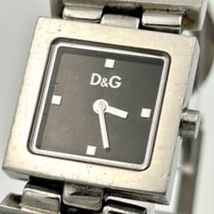 稼動⭐️新品電池 ドルチェ&ガッバーナ 腕時計 スクエア D&G ブラック