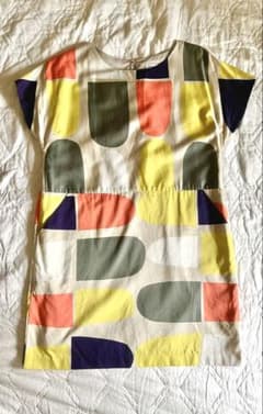 marimekko マリメッコ 総柄 半袖ワンピース 38のサムネイル