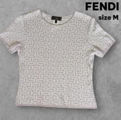 フェンディ FENDI ズッカ柄FFロゴ半袖ニット ヴィンテージ - メルカリ