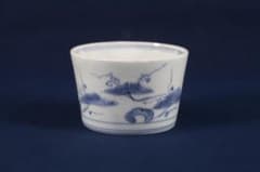 742 古伊万里染付松枝散図蕎麦猪口 無傷 幕末 - メルカリ