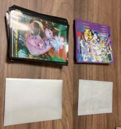 ポケモンカードゲーム デッキシールド スリーブ ミュウツー43枚 紫22枚