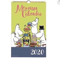 ムーミン 2020年 カレンダー 壁掛け 原画のサムネイル