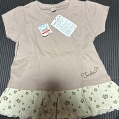 西松屋 Tシャツ 100cm ピンク 花柄のサムネイル
