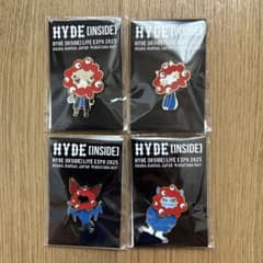 HYDE EXPO2025 ミャクミャク なりきりゆらゆらピンバッジ 4種