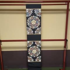 龍村平蔵裂「御物平脱錦」黒地 花柄刺繍 袋帯 高島屋 - メルカリ