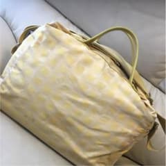 CHANEL シャネル トラベルライン ボストンバッグ イエローのサムネイル